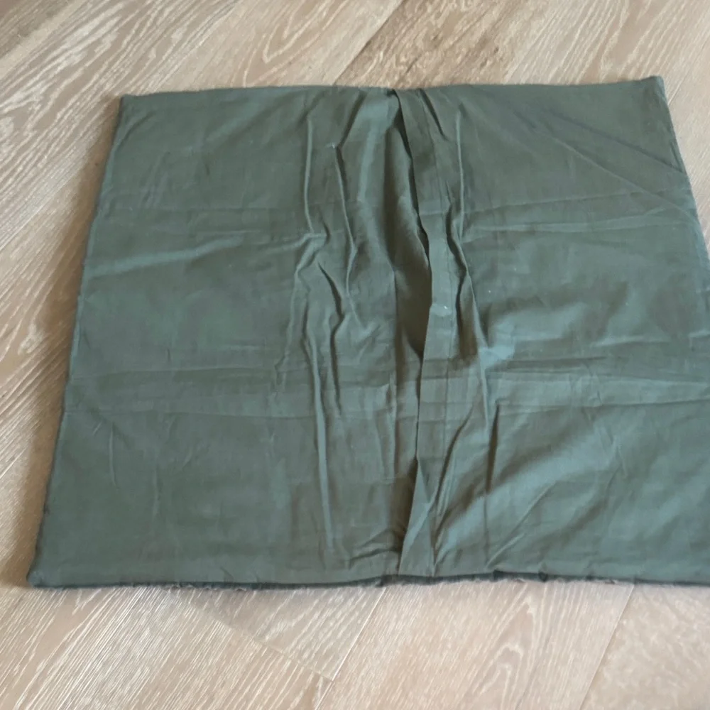 West Elm euro Quilted Pillow cover pair